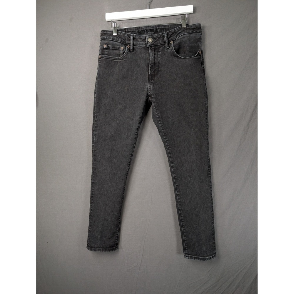 American Eagle Mens Ne(x)t Level Flex Skinny Jeans Black 32x30